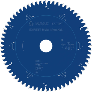 BOSCH TARCZA PIŁA EXPERT MULTI MATERIAL 216 x 30mm 64z Aluminium Płyty