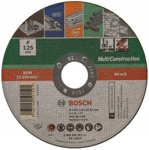 BOSCH TARCZA TNĄCA 125 x 1,0mm UNIWERSALNA