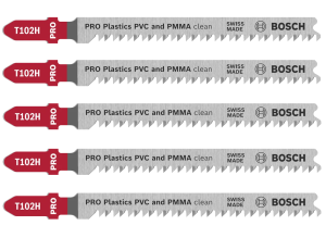 BOSCH BRZESZCZOT DO WYRZYNARKI PRO T 102 H tworzywa sztuczne 5szt.