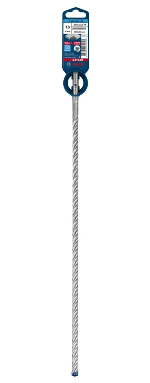 Oryginalne opakowanie wiertła do żelbetu Bosch EXPERT SDS Plus-7X 10 x 400/465 mm 2608900102