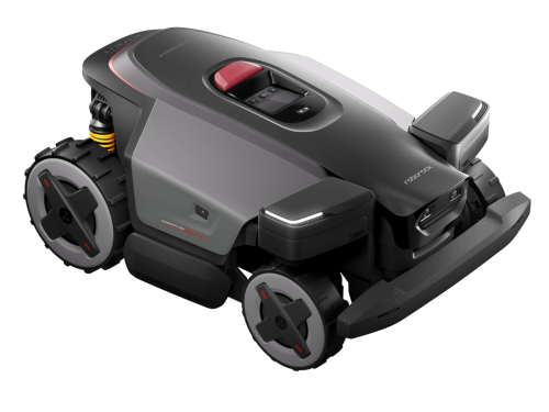 Robot koszący z napędem 4x4 Roborock RockMow Z130 AWD na trawniku do 3000 m2