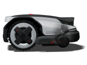 Kamera Stereo Vision AI w kosiarce Roborock RockMow S115 omijająca przeszkody i zabawki w ogrodzie