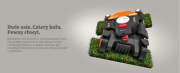 Elastyczne podwozie Terrain-adaptive body oraz układ skrętny kół przednich w robocie Worx WR341E