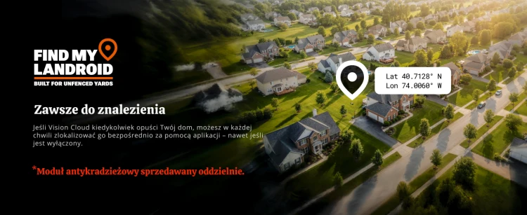 Czyszczenie podwozia i noży tnących kosiarki automatycznej Worx WR341E strumieniem wody dzięki obudowie IPX6