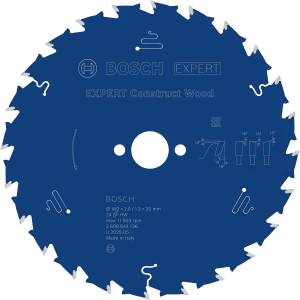 BOSCH TARCZA PIŁA Expert for Construct Wood 160x20mm 24z Drewno