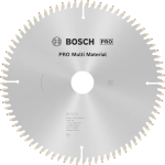 BOSCH TARCZA PIŁA WIDIOWA Multi Material  254 mm 80z  aluminium