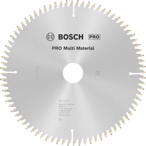 BOSCH TARCZA PIŁA WIDIOWA Multi Material  254 mm 80z  aluminium