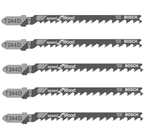 BOSCH BRZESZCZOT DO WYRZYNARKI DO DREWNA T 244 D 5szt.