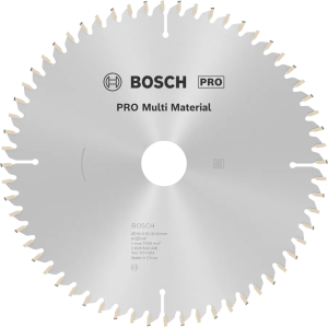 BOSCH TARCZA PIŁA WIDIOWA PRO MULTI MATERIAL 216 mm x 30 mm 60z