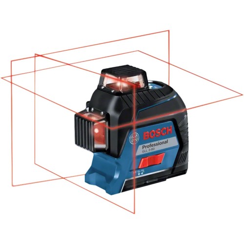 Laser z czerwoną wiązka lasera Bosch GLL 3-80 0601063S00.jpg