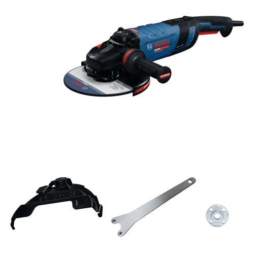Szlifierka kątowa 230 mm Bosch EXPERT EXWS30-230PB z kluczem i nakrętką mocującą