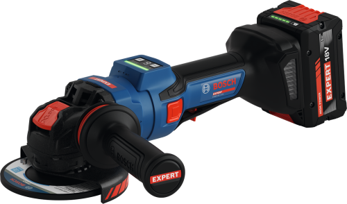Bezszczotkowa szlifierka kątowa 18V Bosch EXPERT EXWX18V-15PS do metalu i betonu z mocowaniem X-LOCK