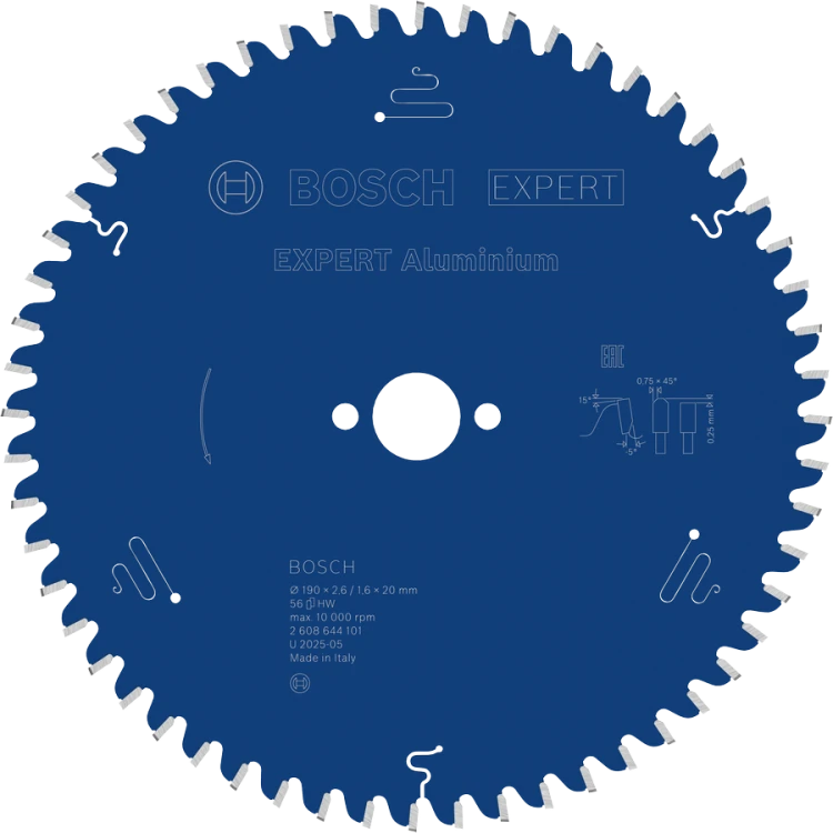 Tarcza pilarska Bosch Expert for Aluminium 190 x 20 mm 56 zębów 2608644101