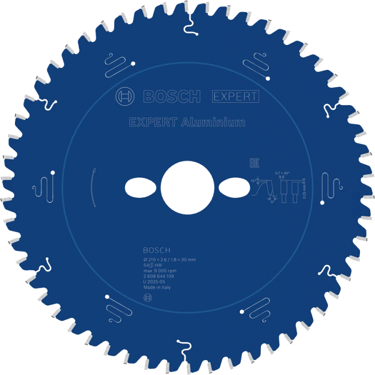 Tarcza pilarska do ukośnic Bosch Expert for Aluminium 210 x 30 mm 54 zęby 2608644109