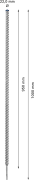 4-ostrzowa pełnowęglikowa głowica wiertła do żelbetu Bosch EXPERT SDS Plus-7X 22 mm