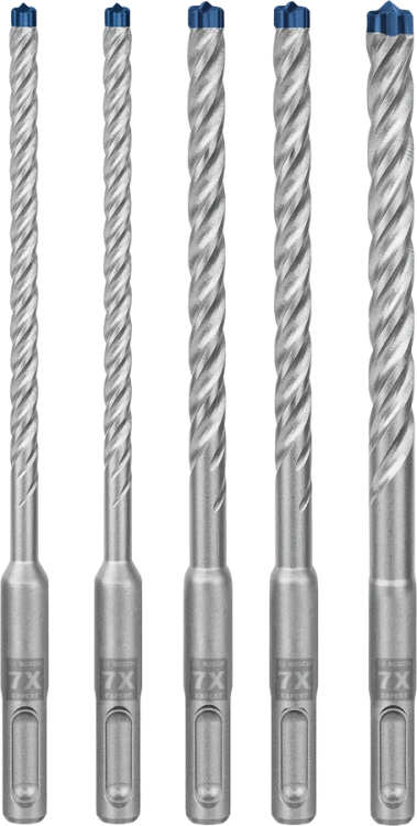 Zestaw 5 wierteł SDS-Plus Bosch EXPERT w rozmiarach 6, 6, 8, 8, 10 mm