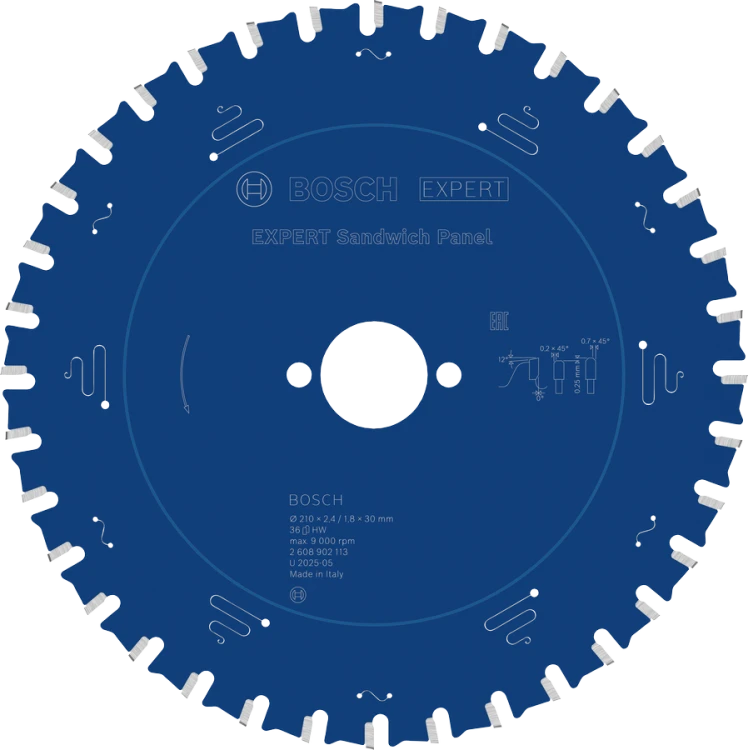 Tarcza pilarska do płyt warstwowych Bosch EXPERT Sandwich Panel 235x30 mm 50Z 2608902113