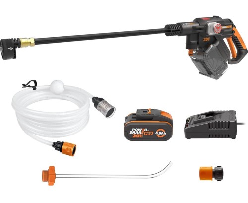 Zestaw akumulatorowa myjka ciśnieniowa WORX Nitro WG633E Hydroshot 20V z baterią 4.0 Ah i ładowarką