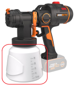 Oryginalny zbiornik na farbę 1000 ml WORX 60066977 do pistoletu natryskowego WX020