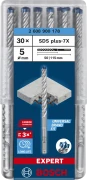 Opakowanie zbiorcze 30 sztuk wierteł Bosch EXPERT SDS Plus-7X 5 x 50 x 115 mm 2608900178