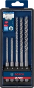 Wytrzymałe etui z tworzywa na zestaw 5 wierteł Bosch EXPERT SDS Plus-7X 2608900197
