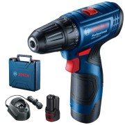 Wiertarko-wkrętarka akumulatorowa Bosch GSR 120-LI 06019G8000 zestaw 2x2.0Ah w walizce