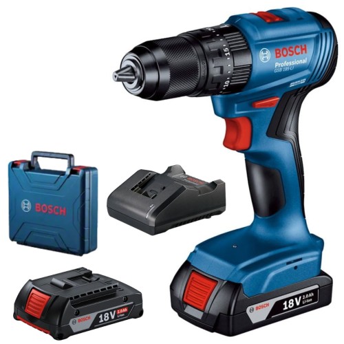 Wiertarko-wkrętarka udarowa akumulatorowa Bosch GSB 185-LI 06019K3100 2x2.0Ah