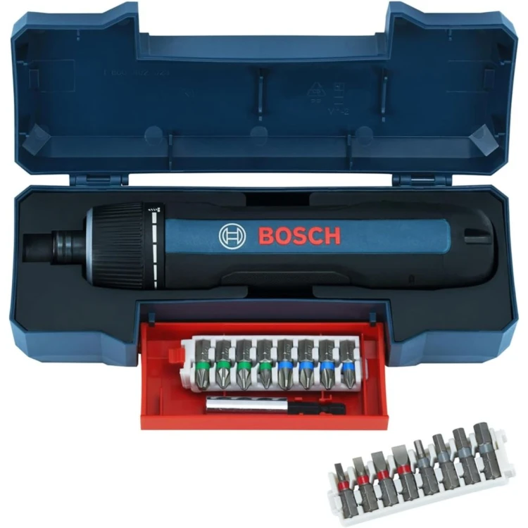 Funkcja aktywacji dociskiem Push and Go we wkrętaku Bosch GO 3.6V