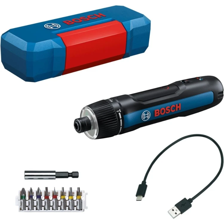 Wkrętak akumulatorowy Bosch GO Professional 06019H2201 zestaw z bitami w kasecie