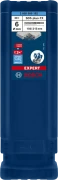 Opakowanie detaliczne długiego wiertła Bosch EXPERT SDS Plus-7X 6 x 150 x 215 mm 2608900073