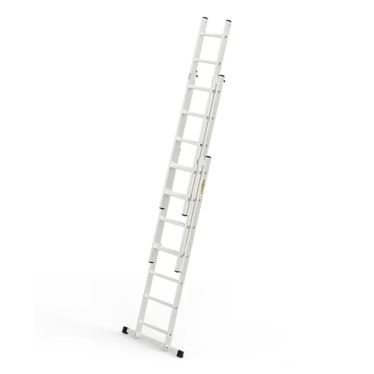 Drabina aluminiowa przystawna 3-sekcyjna Drabest HOME 3x7 o wysokości roboczej do 4,23 m