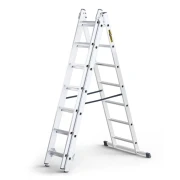 Stalowy hak do zawieszania wiader z farbą i narzędzi montowany do szczebli drabiny Drabest
