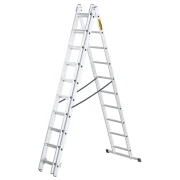 Drabina aluminiowa przystawna 3-sekcyjna Drabest HOME 3x10 o wysokości roboczej do 5,72 m