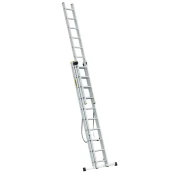 Drabina aluminiowa przystawna 3-sekcyjna Drabest PRO 3x10 o wysokości roboczej do 6,31 m
