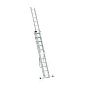 Szeroki stabilizator bazowy 110 cm z antypoślizgowymi stopkami oraz pasy zabezpieczające drabinę 3x11 PRO