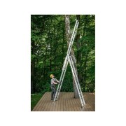 Szeroki stabilizator bazowy 120 cm z antypoślizgowymi stopkami oraz pasy zabezpieczające drabinę 3x12 PRO