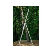 Szeroki stabilizator bazowy 120 cm z antypoślizgowymi stopkami oraz pasy zabezpieczające drabinę 3x14 PRO