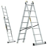 Drabina aluminiowa 2-elementowa DRABEST PRO 2x7 szczebli wys robocza 4,25m