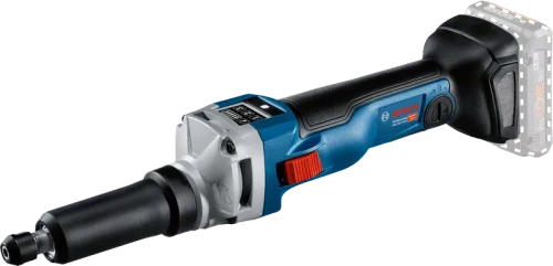 Głowica szlifierki prostej Bosch GGS 18V-10 SLC z tuleją zaciskową 6 mm i nakrętką mocującą