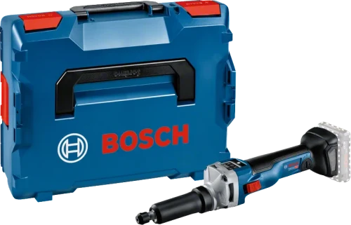 Akumulatorowa szlifierka prosta Bosch Professional GGS 18V-10 SLC 06012B4000 – widok z boku na białym tle