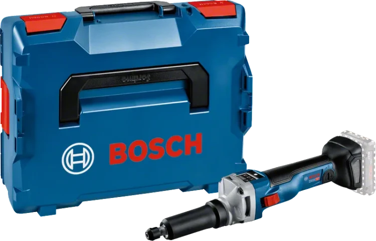 Akumulatorowa szlifierka prosta Bosch Professional GGS 18V-10 SLC 06012B4000 – widok z boku na białym tle