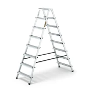 Drabina aluminiowa dwustronna 8-stopniowa domowa Drabest DR-AL-DD8-HOME-CZ