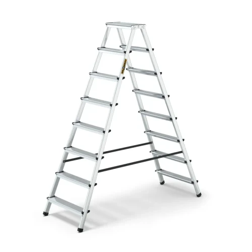 Drabina aluminiowa dwustronna 8-stopniowa domowa Drabest DR-AL-DD8-HOME-CZ