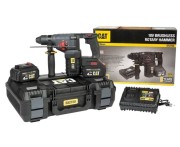Bezszczotkowa młotowiertarka akumulatorowa CAT DX2150 SDS-Plus o energii udaru 2,8 J