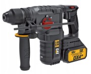 Akumulatorowy młot udarowo-obrotowy CAT DX2150 18V SDS-Plus – zestaw z dwoma akumulatorami 4.0 Ah, ładowarką i walizką