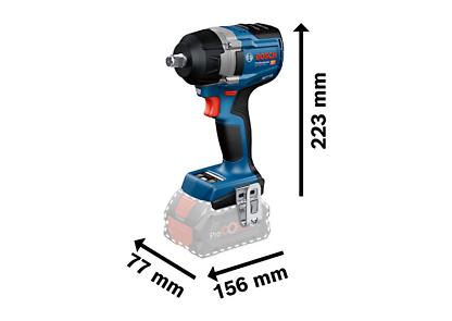 Czworokątny trzpień 1/2 cala z pierścieniem ciernym klucza udarowego Bosch GDS 18V-750 C