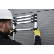 Stopki antypoślizgowe z tworzywa sztucznego w drabinie aluminiowej 125 kg DRABEST