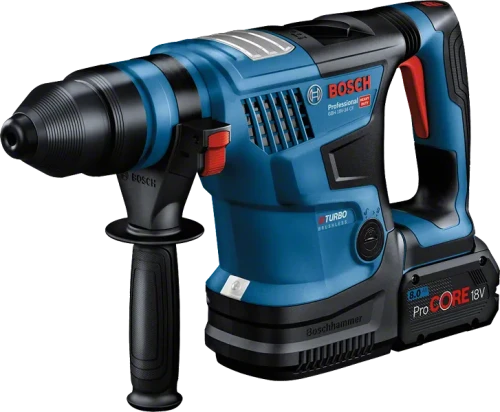 System szybkiej wymiany uchwytu narzędziowego SDS-plus na wiertarski w młocie Bosch GBH 18V-34 CF