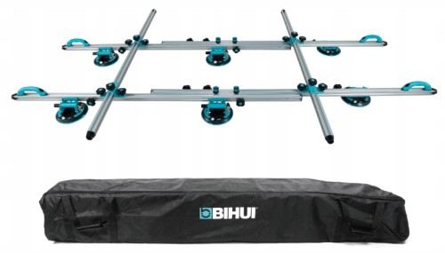 BIHUI System transportowy do płytek z 6 przyssawkami, długość 320 cm LFCSV6