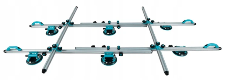 BIHUI System transportowy do płytek z 6 przyssawkami, długość 320 cm LFCSV6